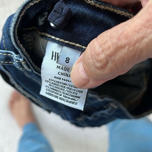 Hudson Capri Kids size 8 gently used blue - Picture 5 of 7